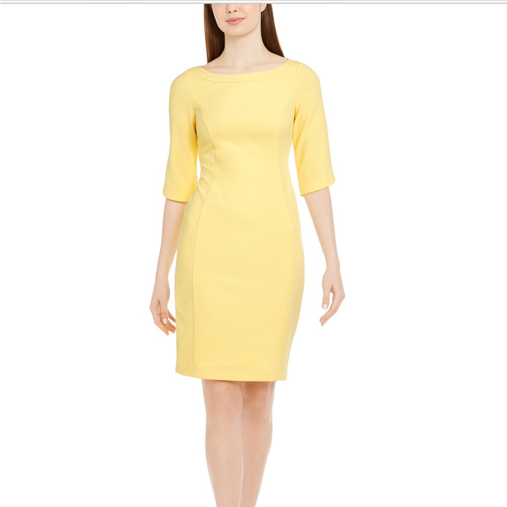 Calvin Klein Bateau Neck Dress 12